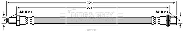 BORG & BECK Bremžu šļūtene BBH7717